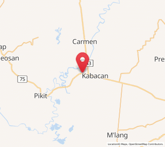 Map of Bulit, Autonomous Region in Muslim Mindanao