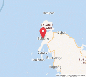 Map of Buluang, Mimaropa