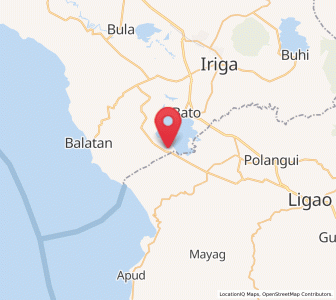 Map of Buluang, Bicol