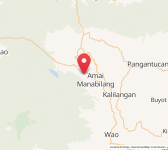 Map of Bumbaran, Autonomous Region in Muslim Mindanao