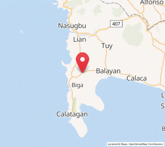 Map of Bungahan, Calabarzon