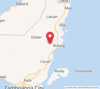 Map of Bunguiao, Zamboanga Peninsula