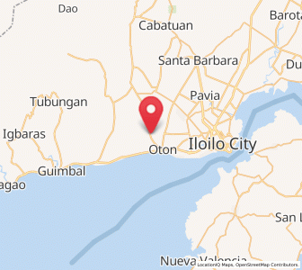 Map of Buray, Western Visayas