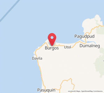 Map of Burgos, Ilocos