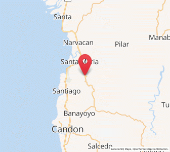 Map of Burgos, Ilocos