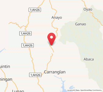 Map of Burgos, Central Luzon