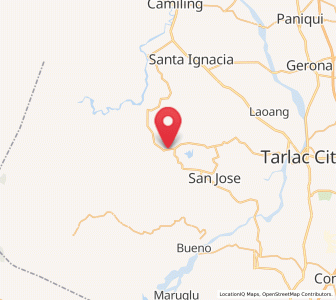 Map of Burgos, Central Luzon