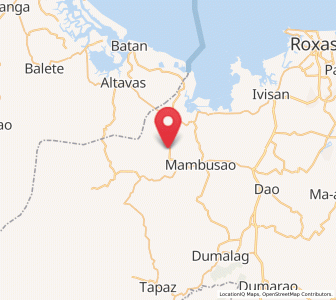 Map of Burias, Western Visayas