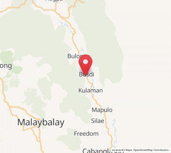 Map of Busdi, Northern Mindanao