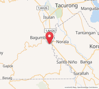 Map of Busok, Soccsksargen