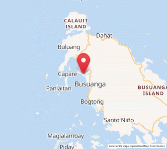 Map of Busuanga, Mimaropa