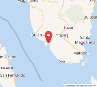 Map of Butag, Bicol