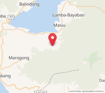 Map of Butig, Autonomous Region in Muslim Mindanao