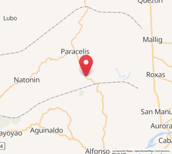 Map of Butigui, Cordillera