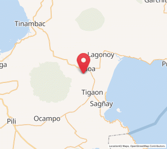 Map of Buyo, Bicol