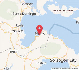 Map of Buyo, Bicol