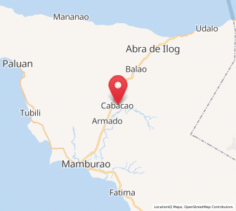 Map of Cabacao, Mimaropa