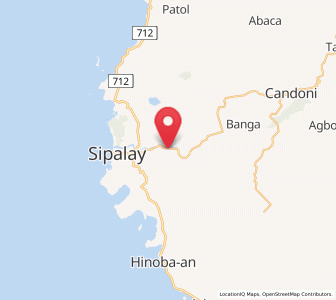 Map of Cabadiangan, Western Visayas