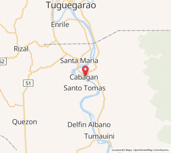 Map of Cabagan, Cagayan Valley