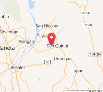 Map of Cabalaoangan, Ilocos