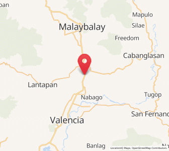 Map of Cabangahan, Northern Mindanao
