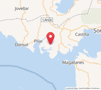 Map of Cabiguan, Bicol