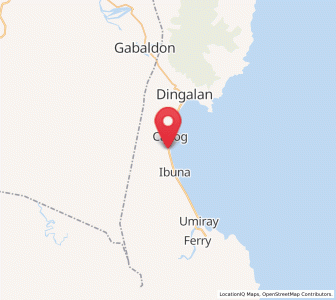 Map of Cabog, Central Luzon