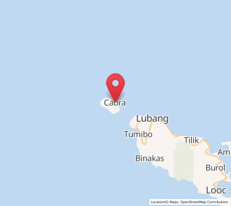Map of Cabra, Mimaropa