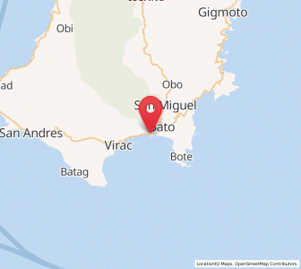 Map of Cabugao, Bicol