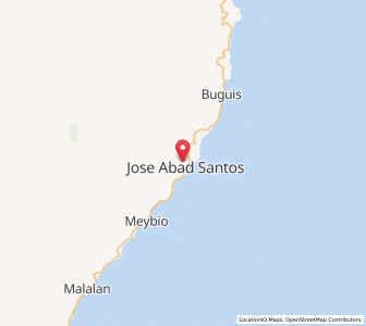 Map of Caburan, Davao