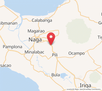Map of Cadlan, Bicol