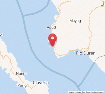 Map of Cagmanaba, Bicol