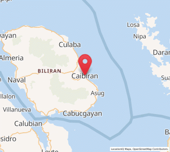 Map of Caibiran, Eastern Visayas