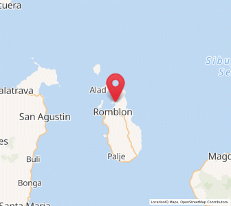 Map of Cajimos, Mimaropa