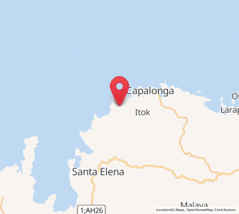 Map of Calabaca, Bicol