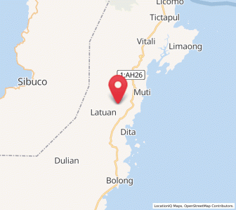 Map of Calabasa, Zamboanga Peninsula