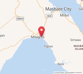 Map of Calachuchi, Bicol
