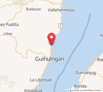 Map of Calamba, Central Visayas