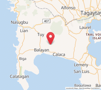 Map of Calantas, Calabarzon