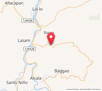 Map of Calaoagan, Cagayan Valley