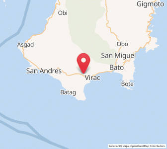 Map of Calatagan, Bicol