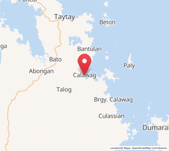 Map of Calauag, Mimaropa