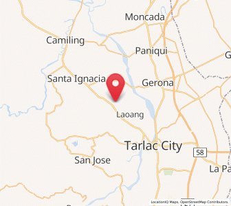 Map of Calayaan, Central Luzon