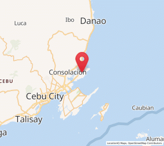 Map of Calero, Central Visayas