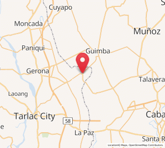 Map of Calibungan, Central Luzon