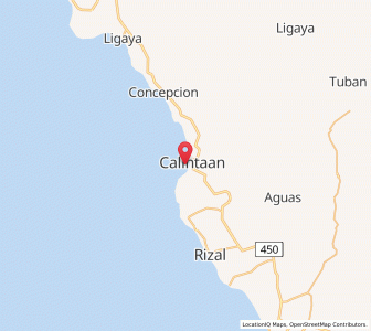 Map of Calintaan, Mimaropa