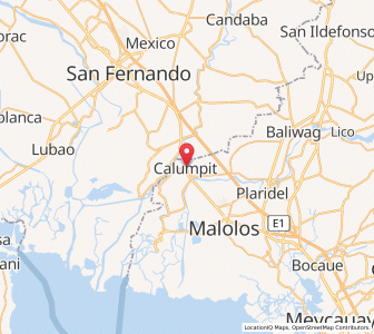 Map of Calumpit, Central Luzon