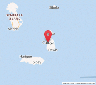 Map of Caluya, Western Visayas