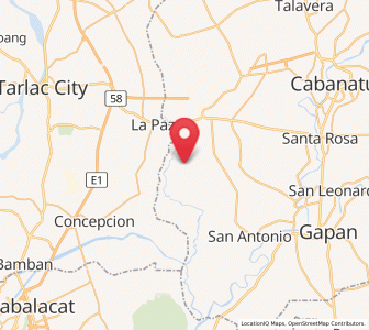 Map of Cama Juan, Central Luzon