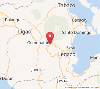 Map of Camalig, Bicol